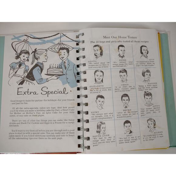 VTG Betty Crocker's Cook Book for Boys and Girls 2003 Retro Kids Cooking *READ - Picture 7 of 8